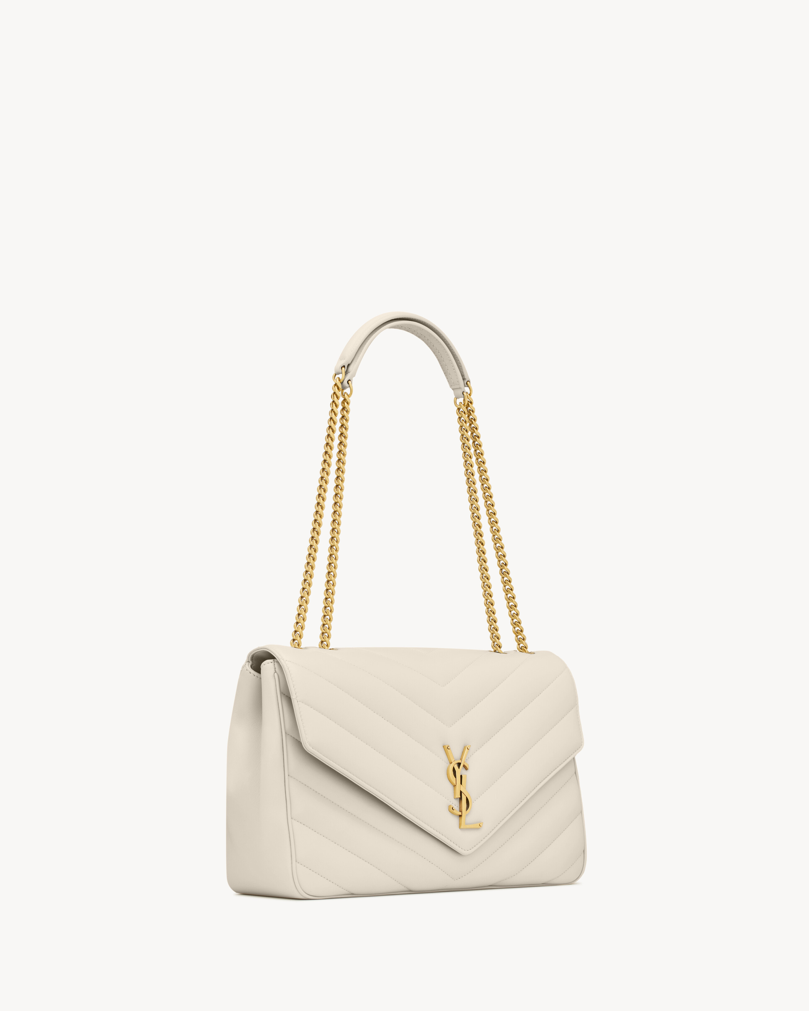 LOULOU large in MATELASSÉ lambskin