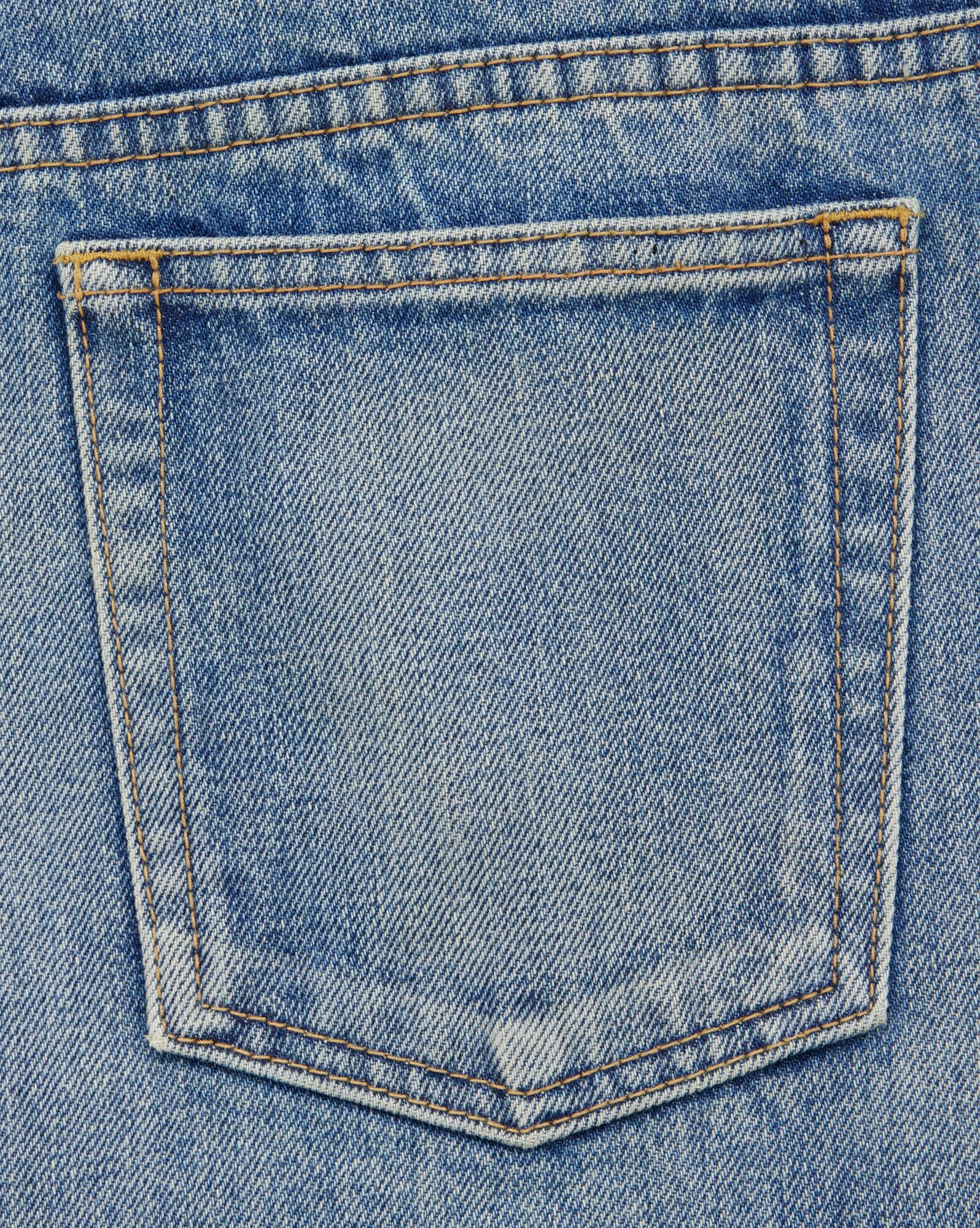Straight Jeans in Benjamin Blue Denim