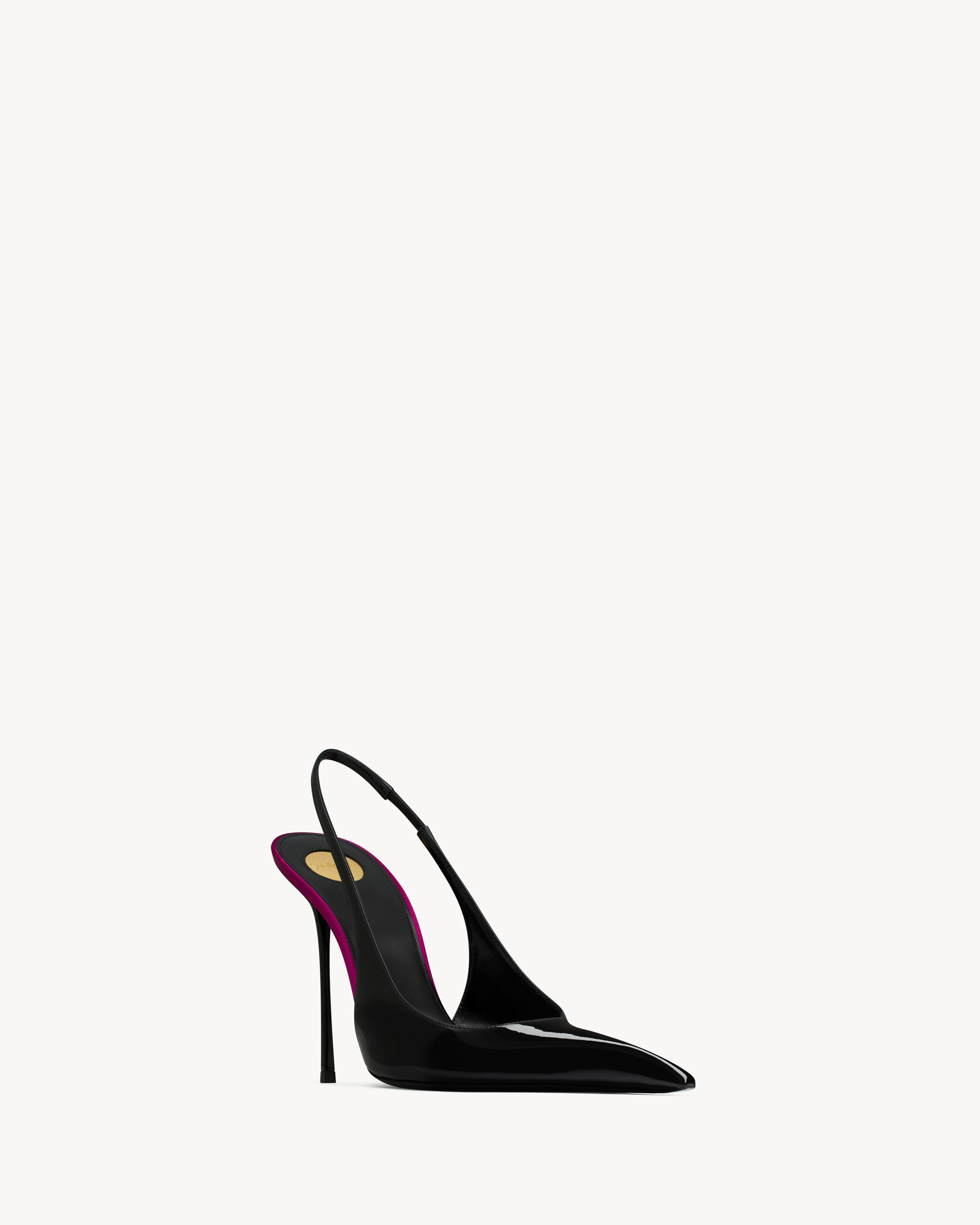AMALIA slingback pumps in patent leather