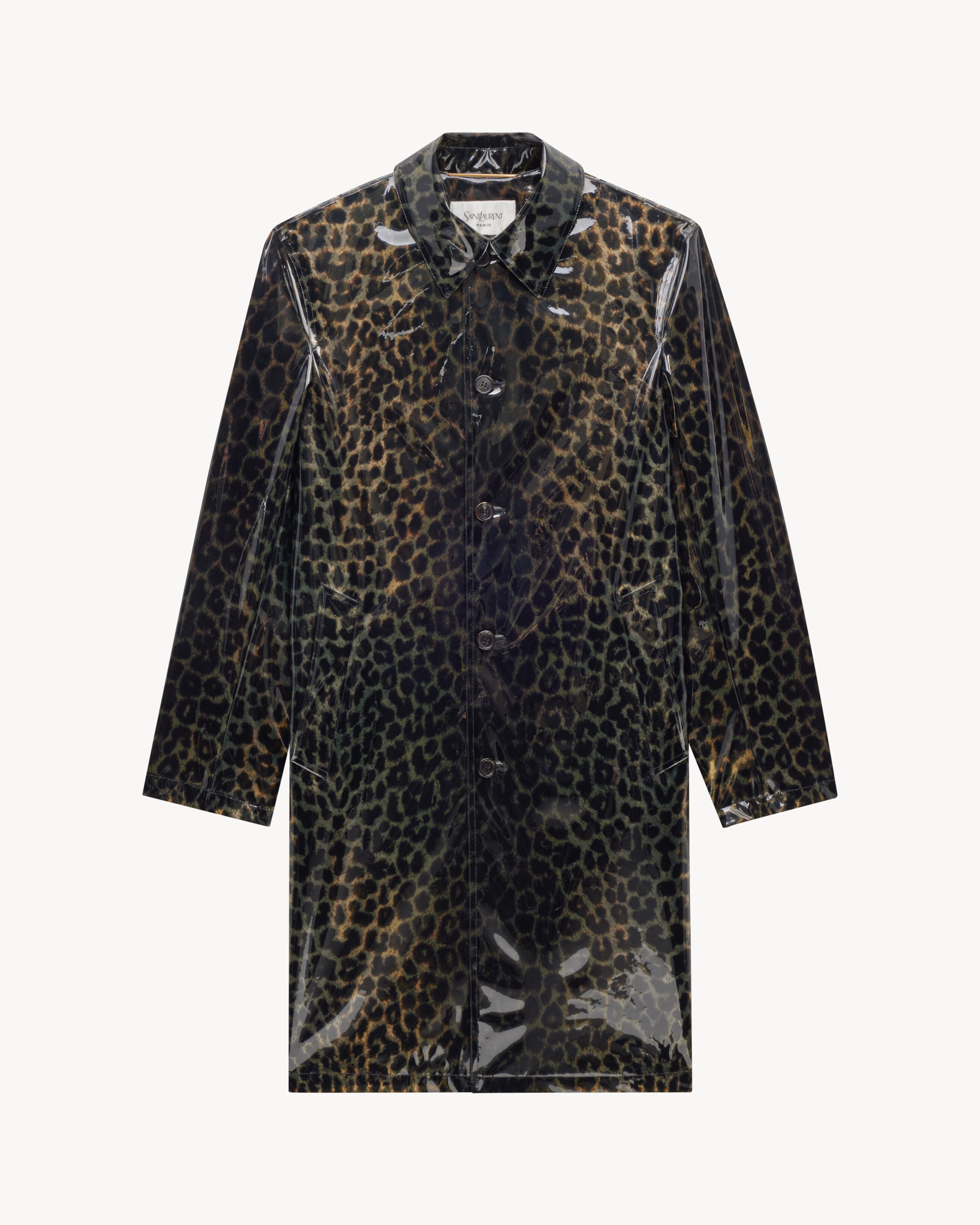 mac coat in leopard polyurethane