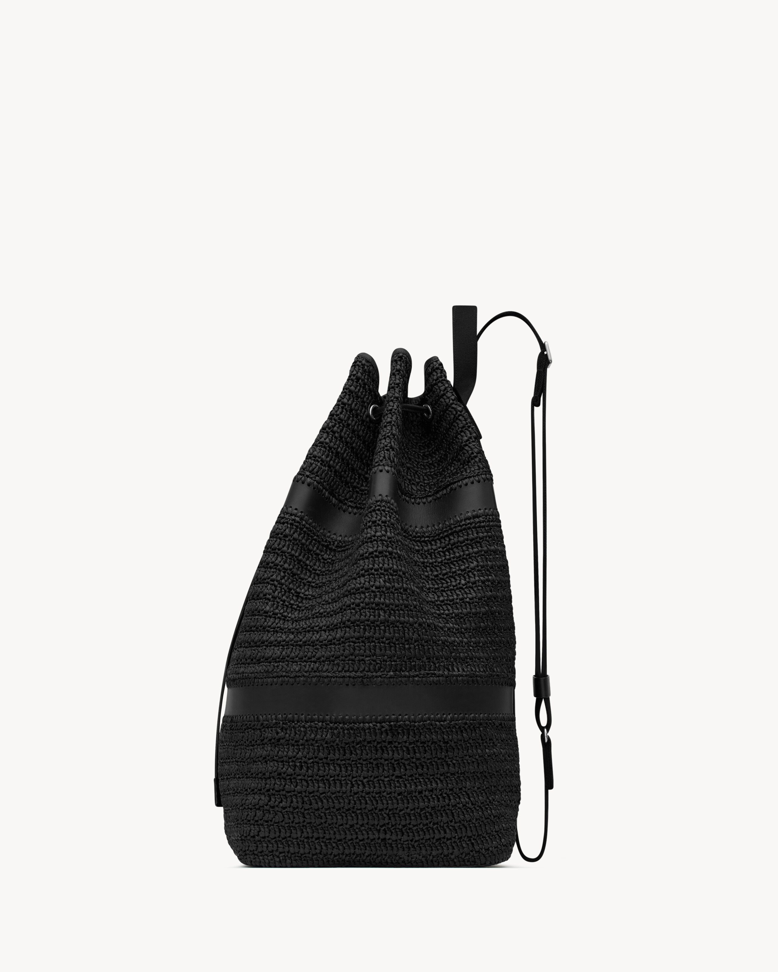 RIVE GAUCHE SLING BAG IN RAFFIA
