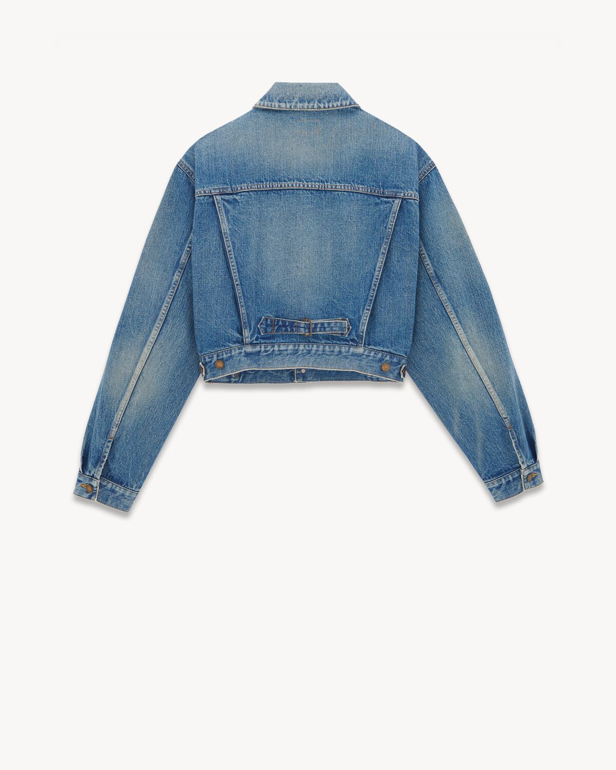 80's Jacket in Vintage Blue Denim