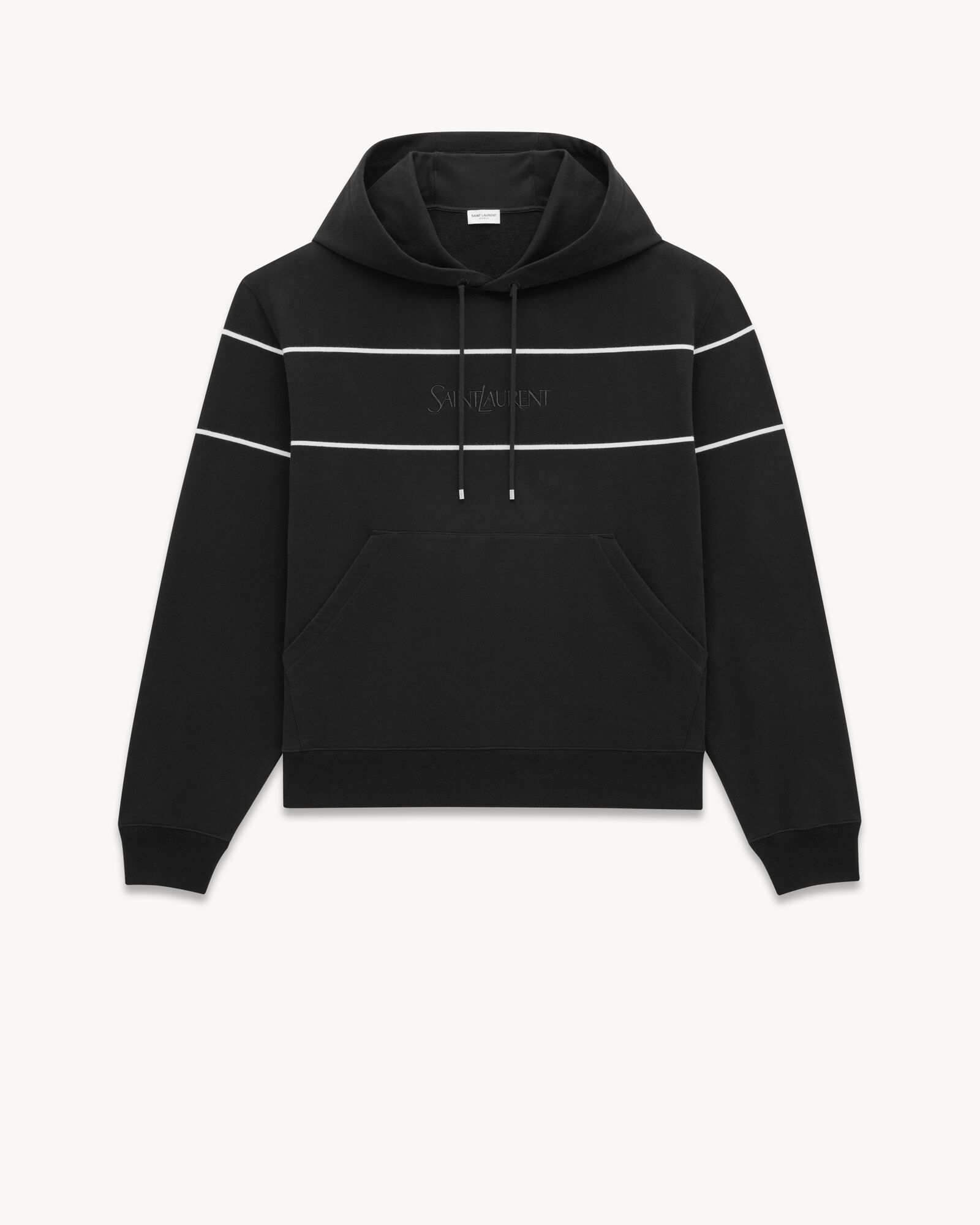 Ysl black hoodie sale