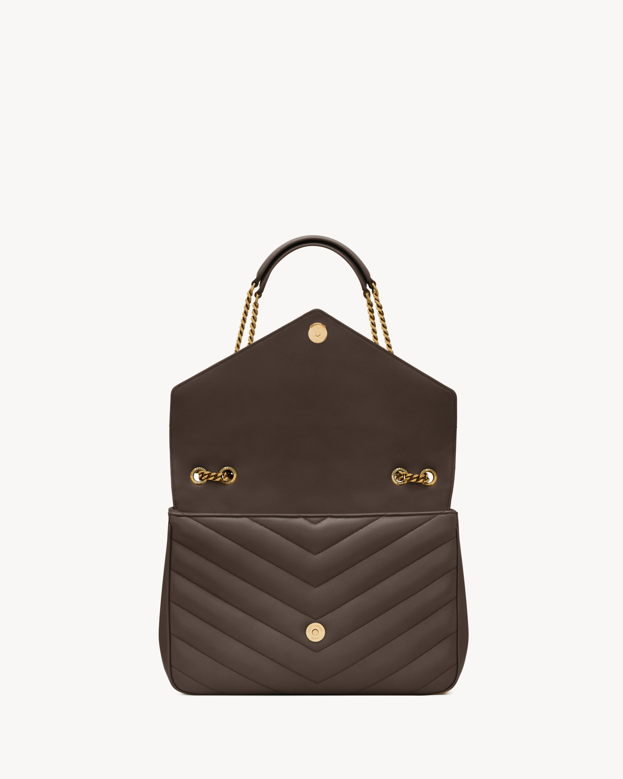 LOULOU large in MATELASSÉ lambskin