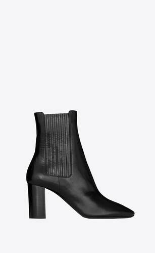 lou chelsea booties in smooth leather