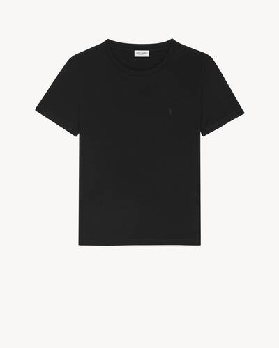 Tシャツ・カットソー SAINT LAURENT 824091Y37HC Shirts Saint Laurent - Jacquard Saint Laurent T-Shirt | HBX
