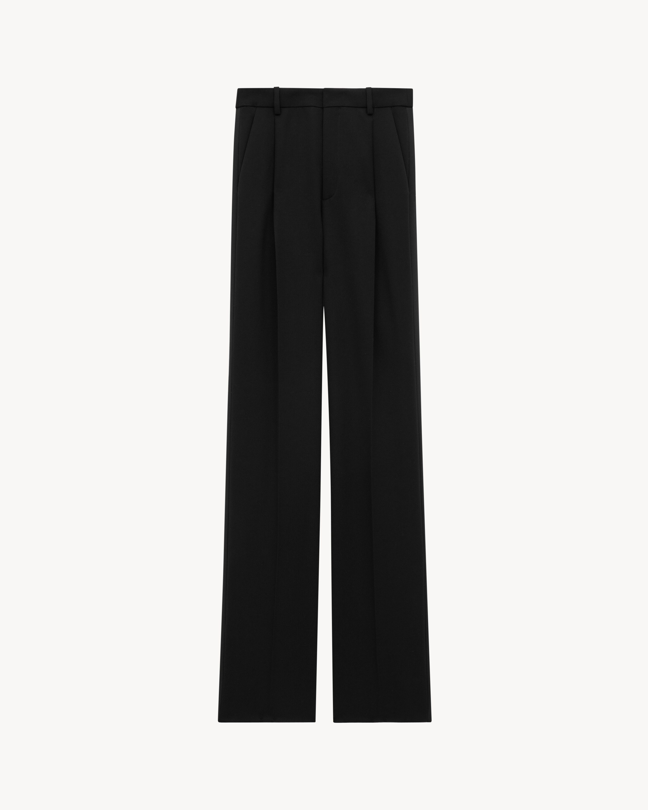 tuxedo pants in grain de poudre
