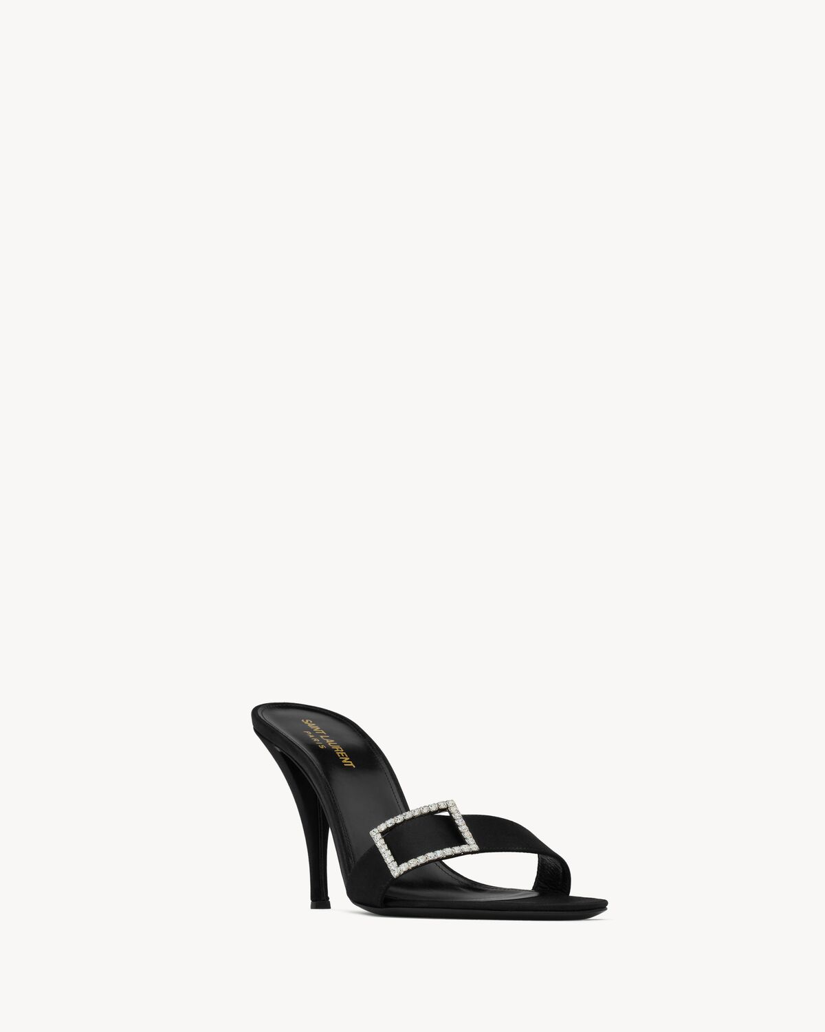mule simone in crêpe satin