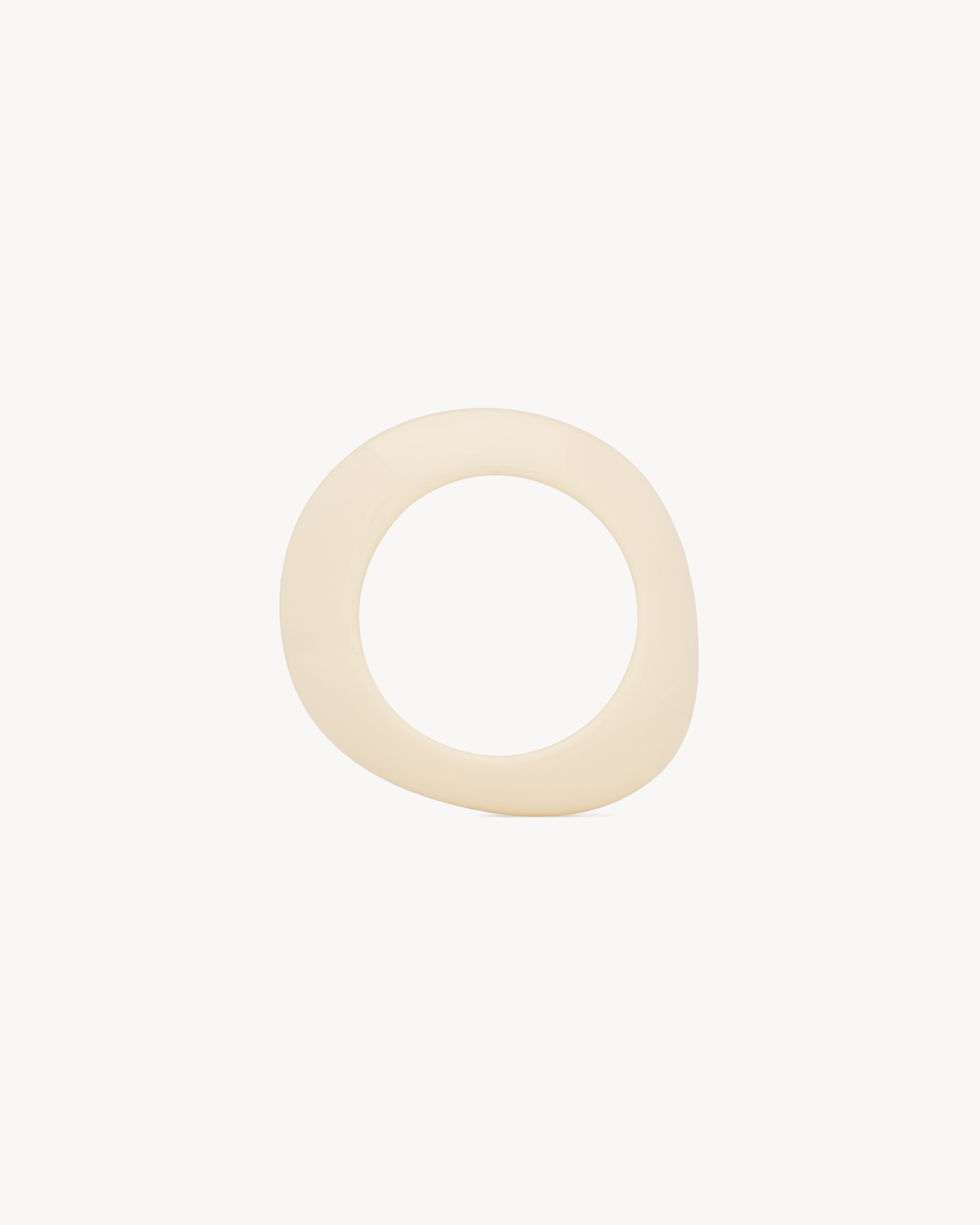 organic bangle in resin