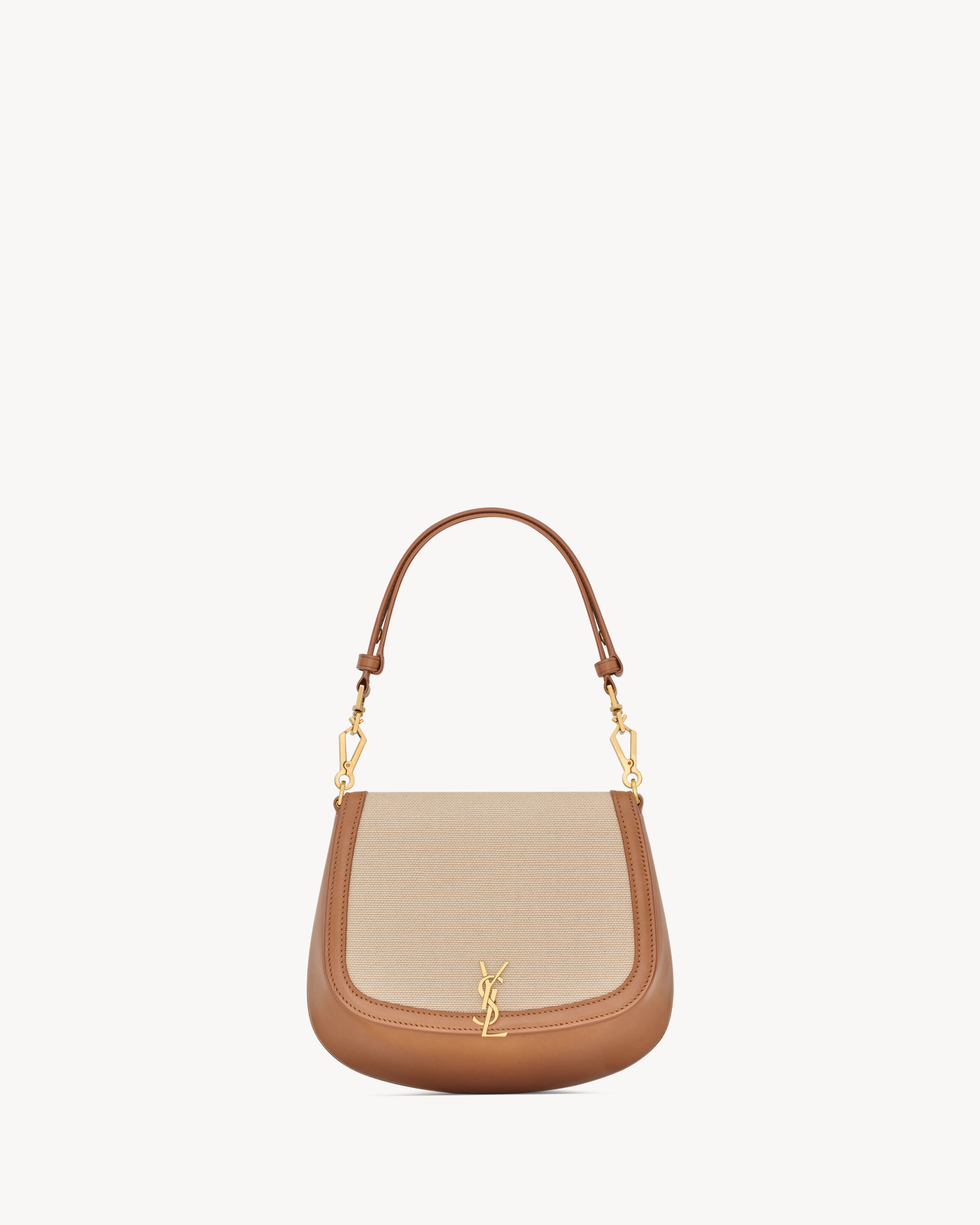 Mini VOLTAIRE top handle bag in canvas