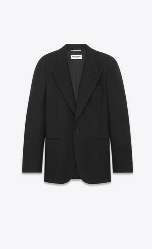 Jacket in wool gabardine | Saint Laurent | YSL.com