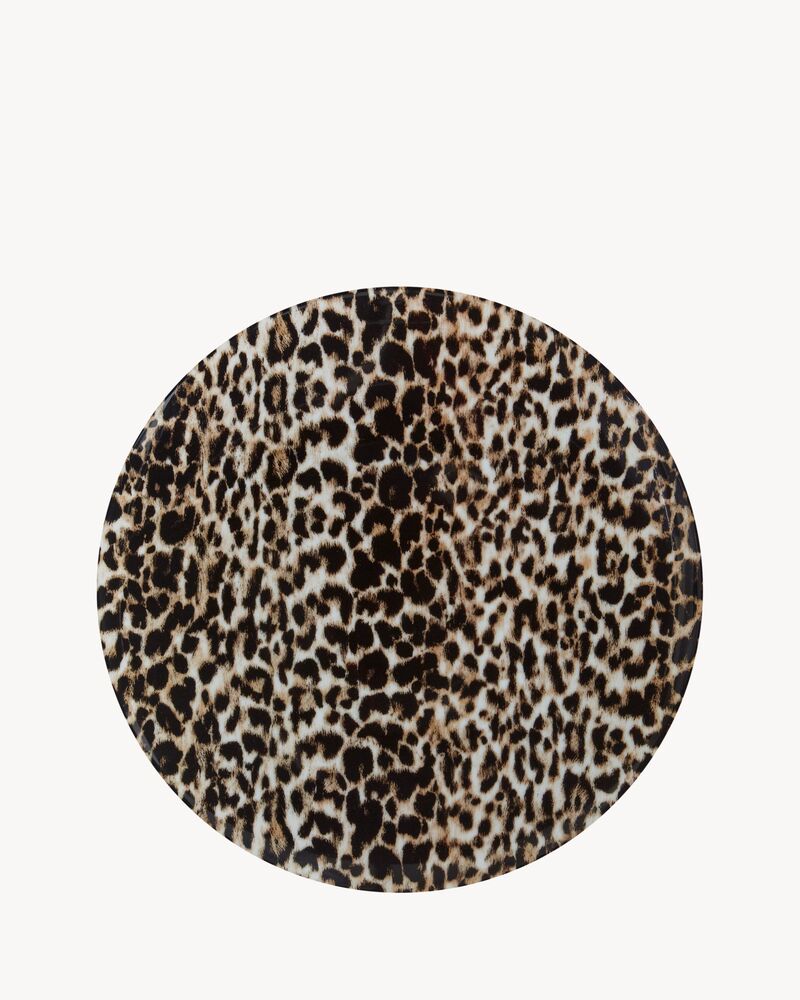 J.L COQUET LEOPARD PRINTED PLATES