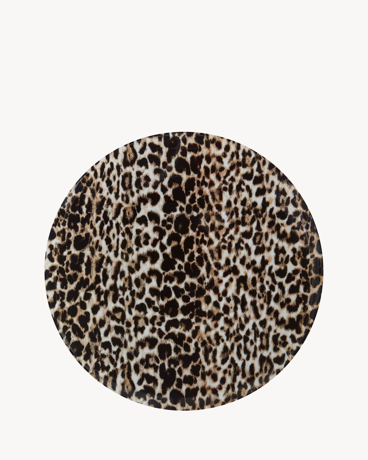 j.l coquet leopard printed plates