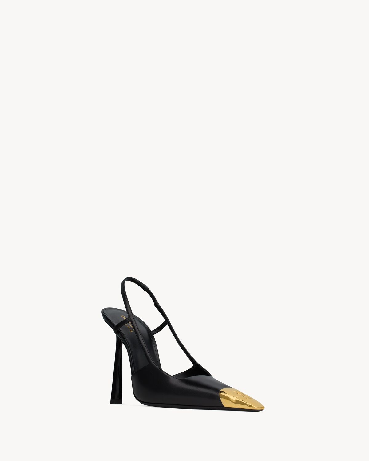 JEANNE slingbacks en cuir lisse