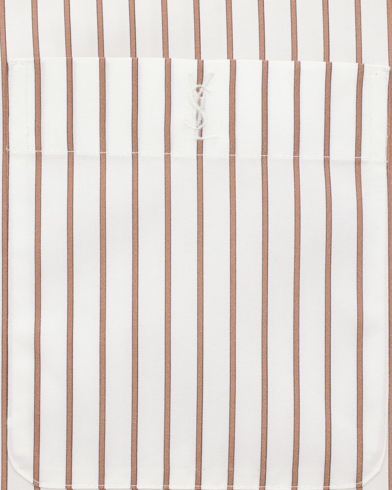 CASSANDRE shirt in striped cotton poplin