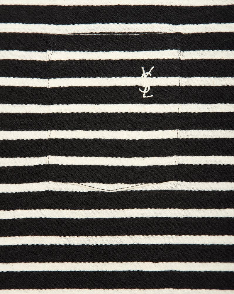 T-shirt à rayures et CASSANDRE en jersey