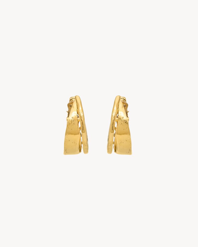 large CASSANDRE earrings in metal