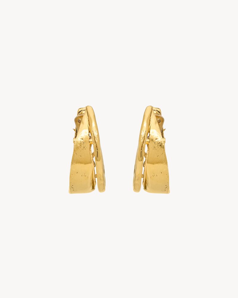 large CASSANDRE earrings in metal