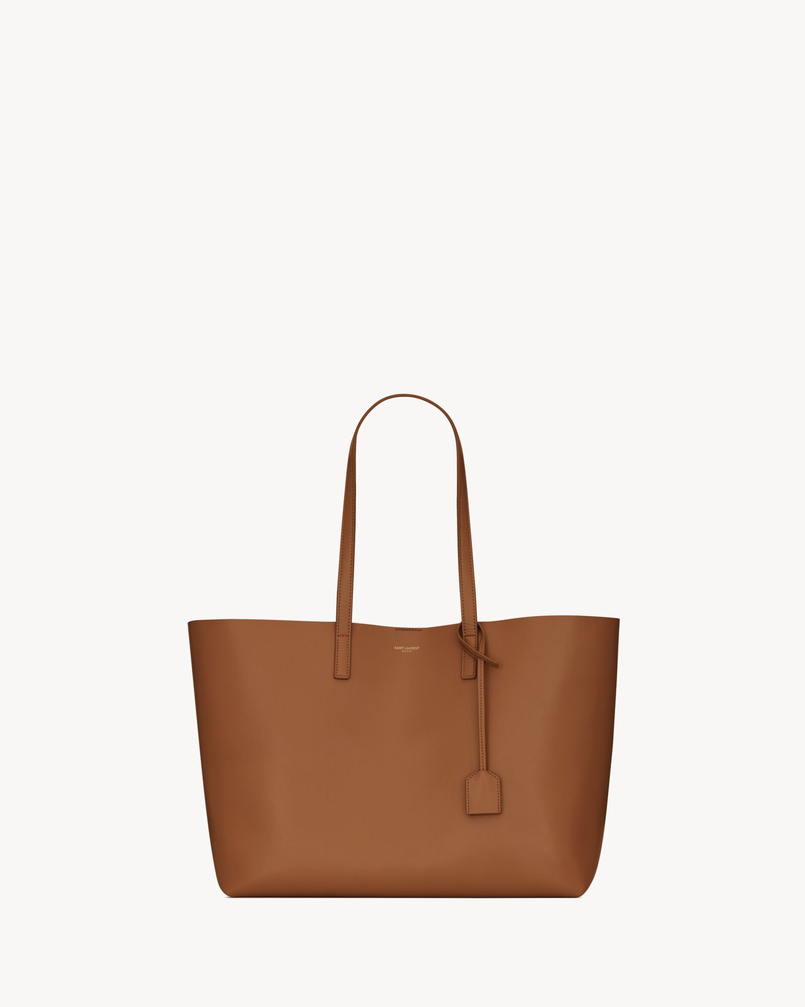 Ysl large leather shopper tote sale