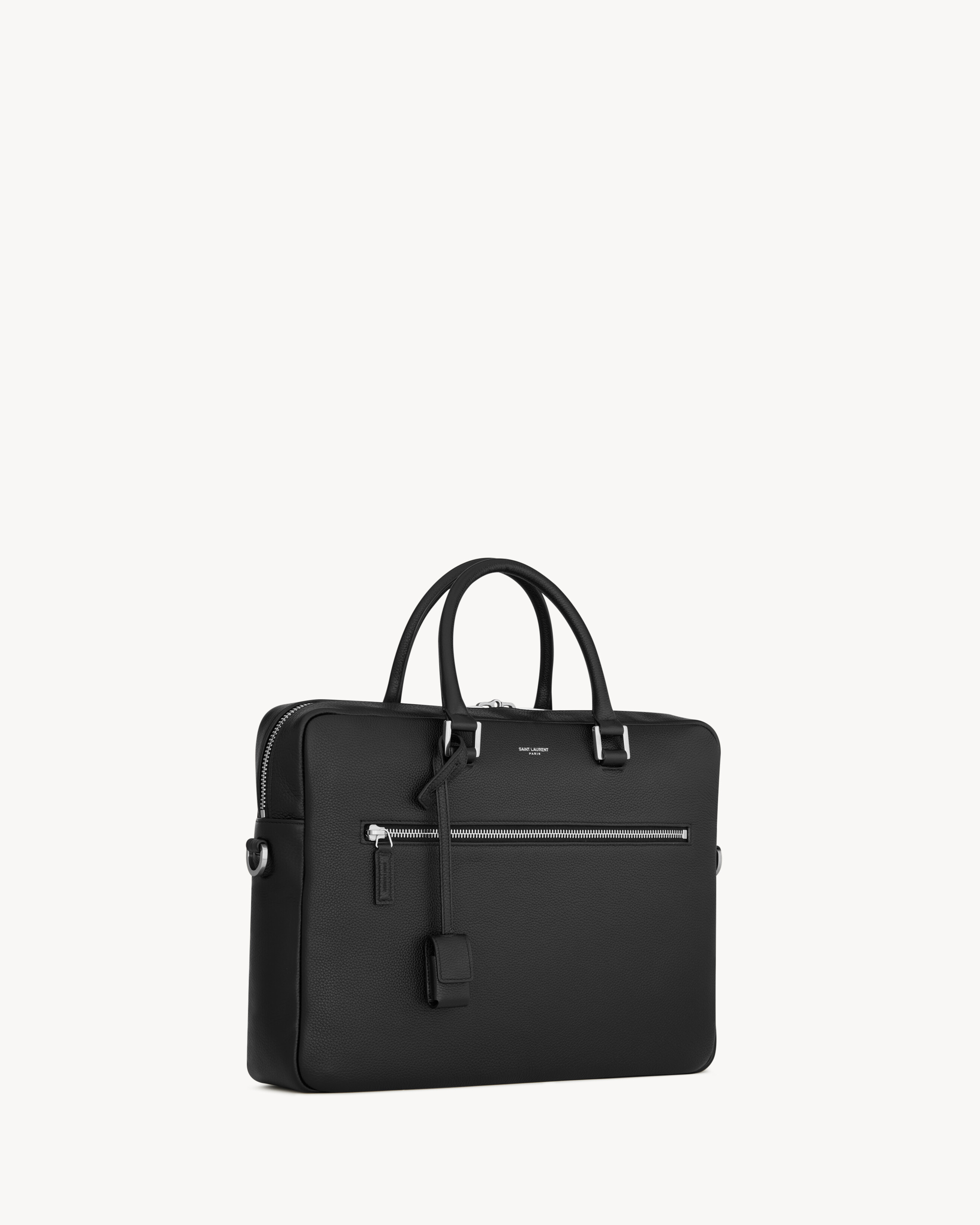 sac de jour briefcase in grained leather