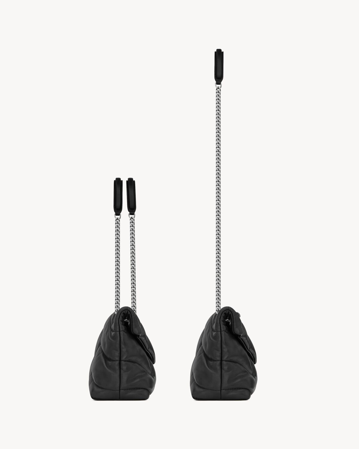 생로랑 나파 가죽 퍼퍼 스몰 숄더백 5774761EL001000