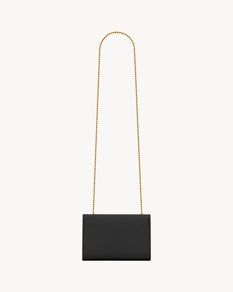 SAINT LAURENT Kate black star bag on a chain in silver – Loop Generation