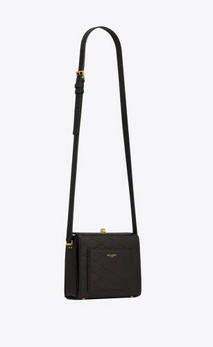 Women's Italian Leather Crossbody Bag in Black by Quince