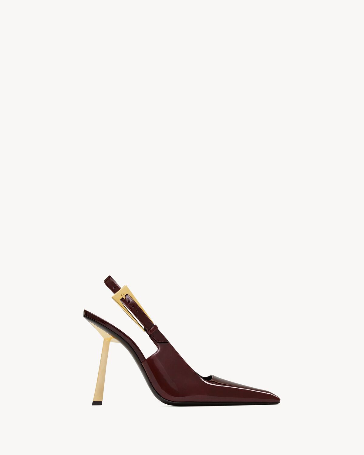 lee slingback pumps in patent leather