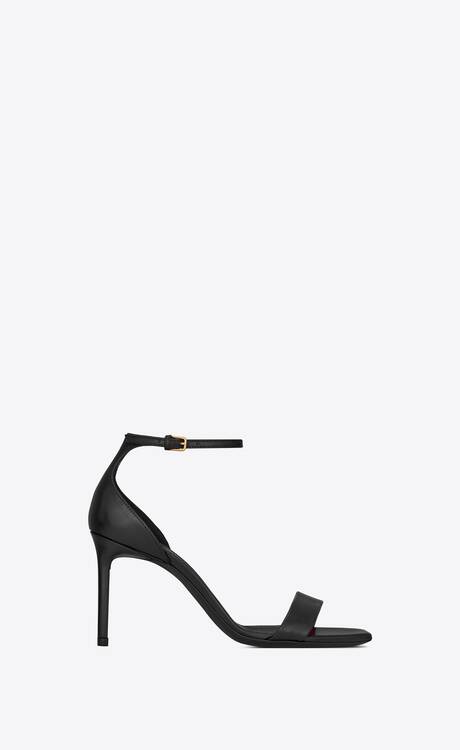 Amber sandals in leather | Saint Laurent | YSL.com
