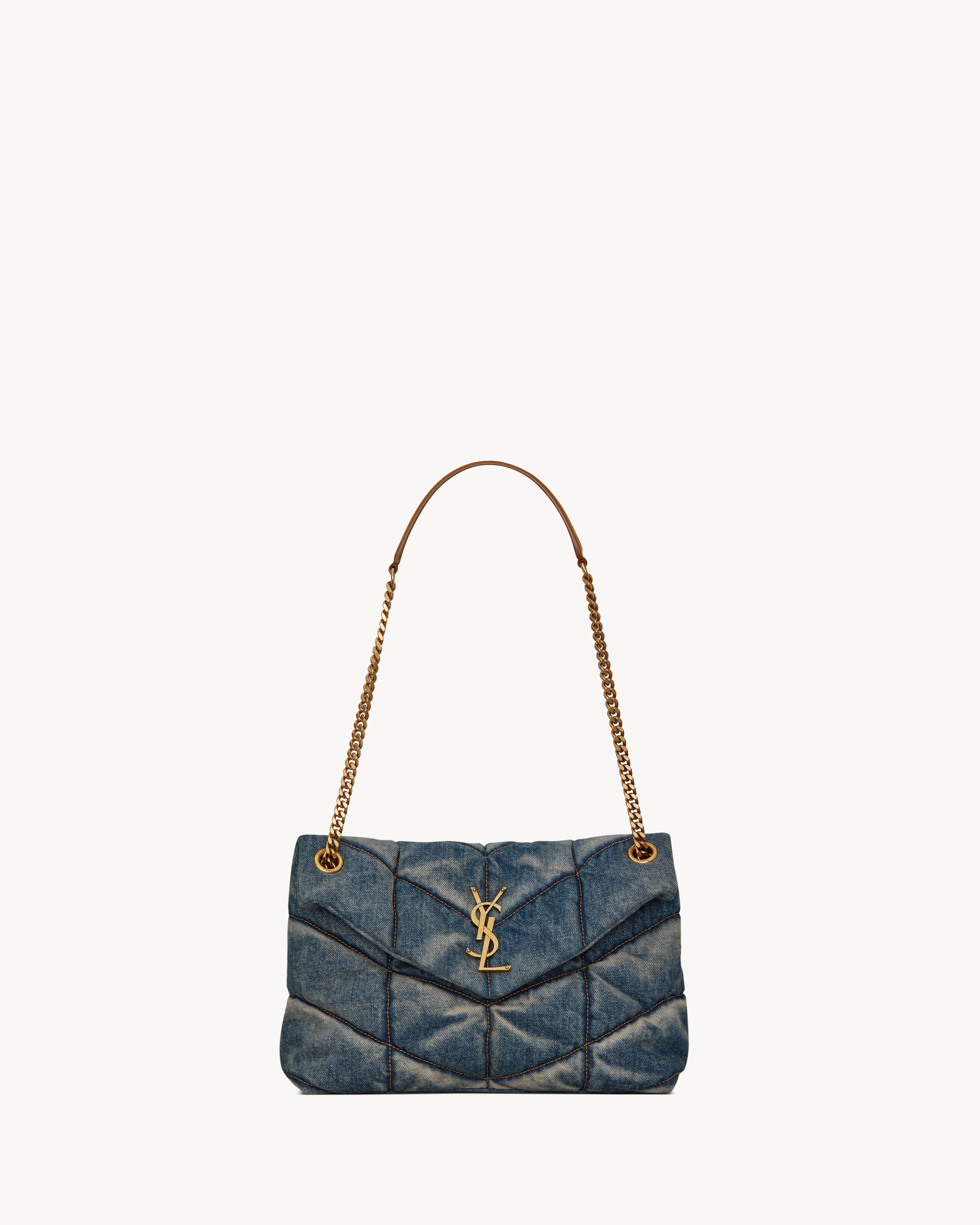 Ysl puffer bag denim Clearance