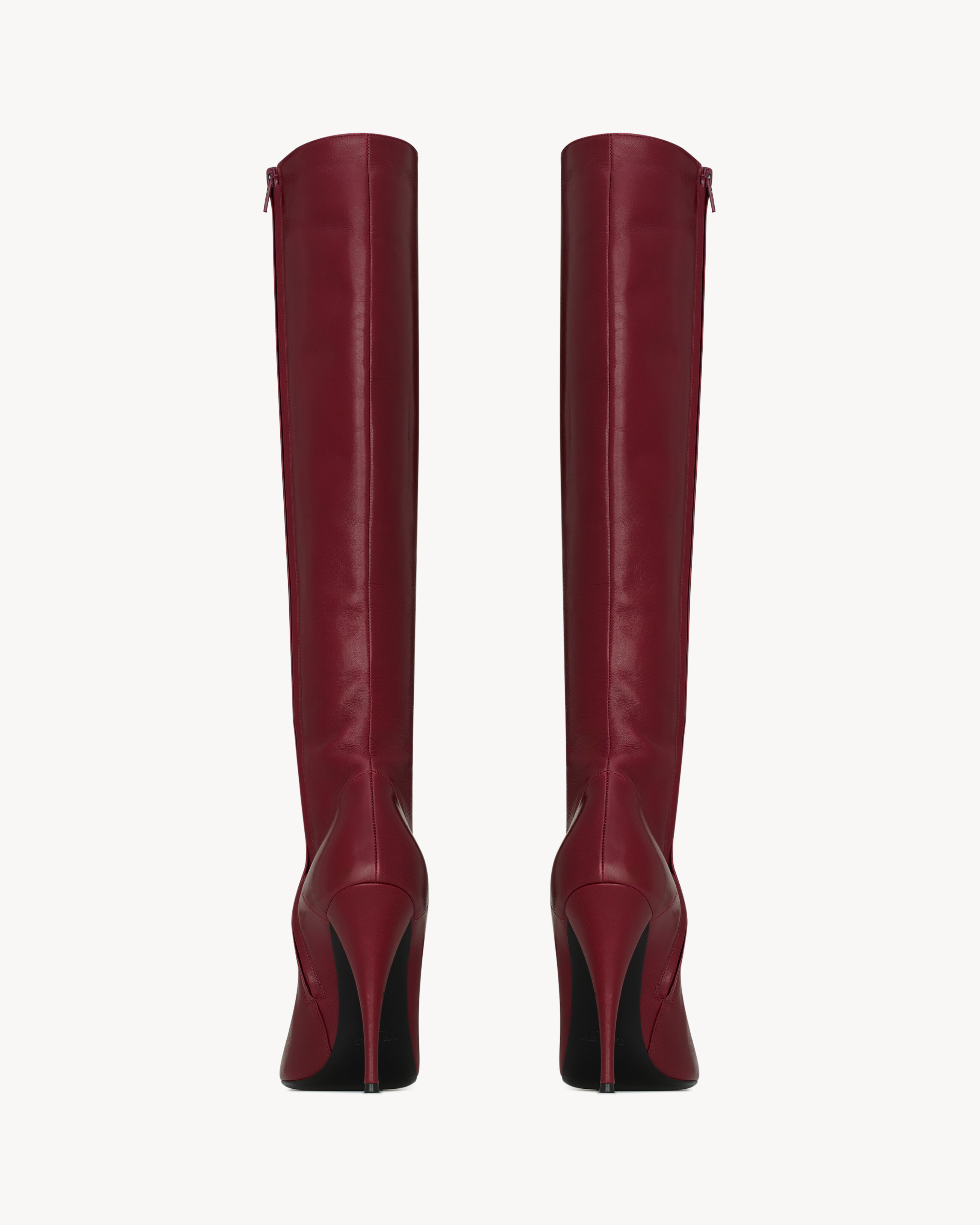 VIVIAN bottes en cuir lisse