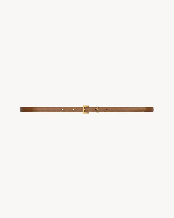 cassandre extra thin belt in smooth leather