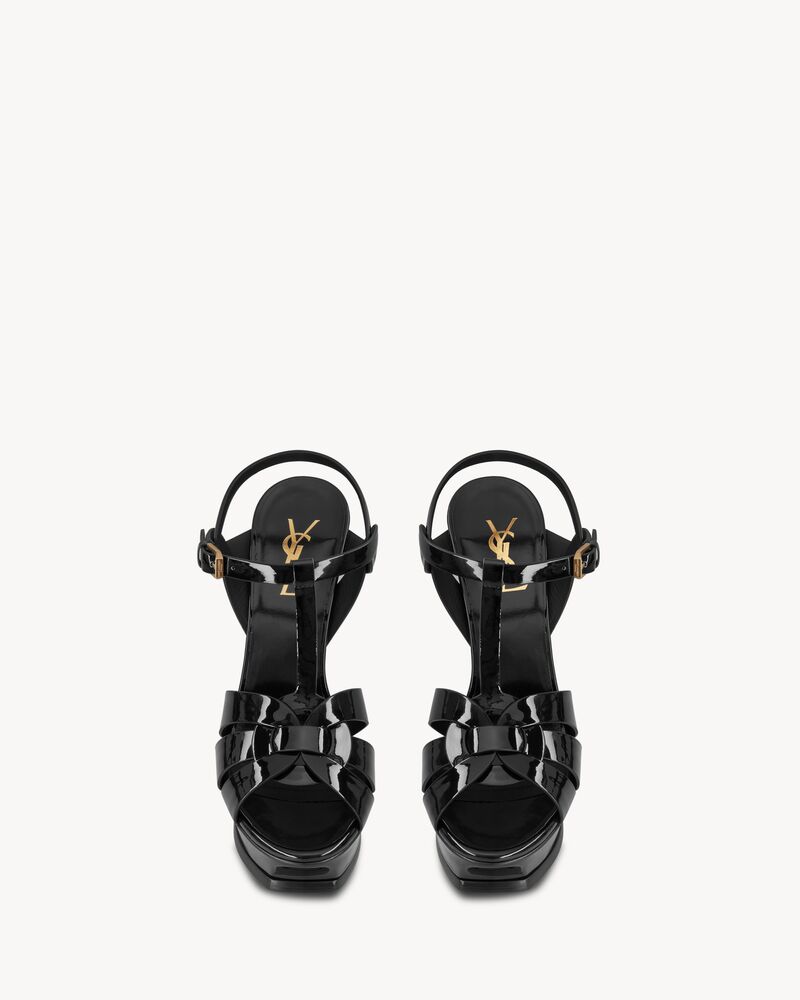 Yves saint laurent black sandals Clearance