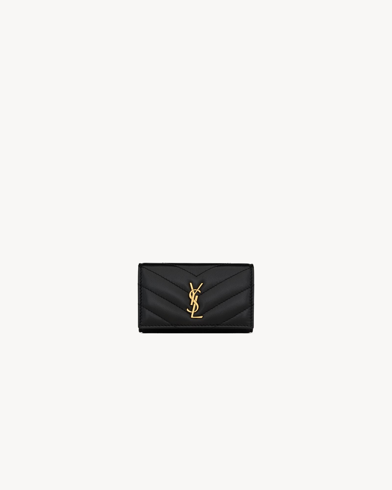 CASSANDRE MATELASSÉ SLIM KEY CASE IN QUILTED LAMBSKIN — 736236AAA441000