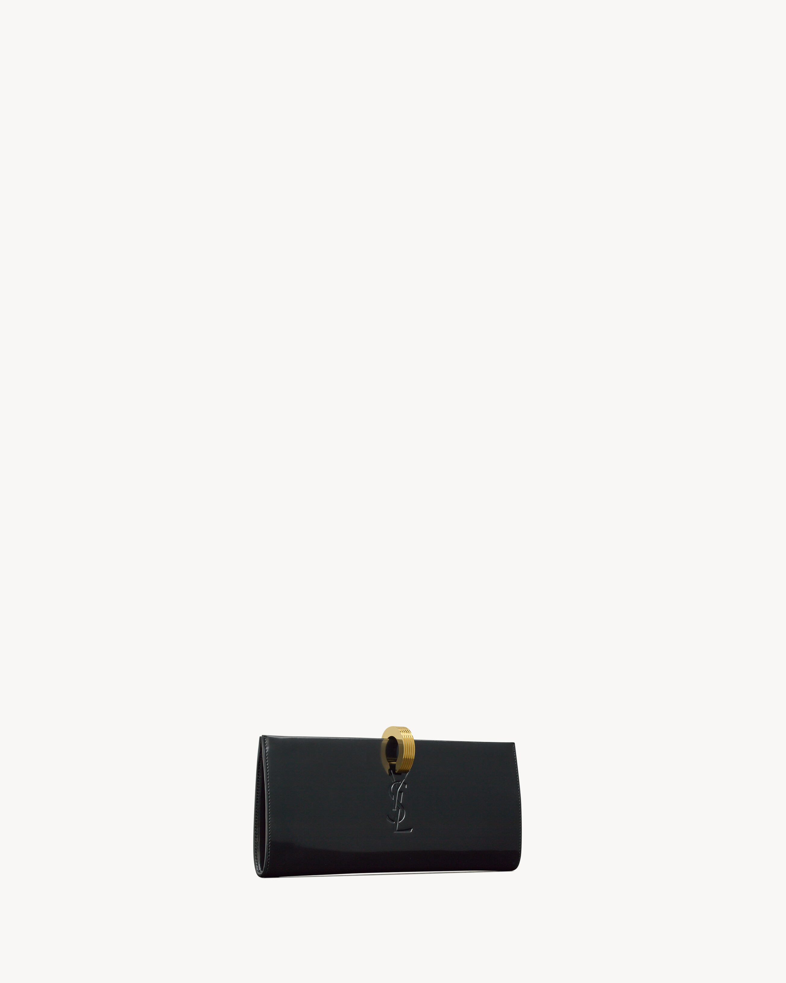 minaudière in brushed leather