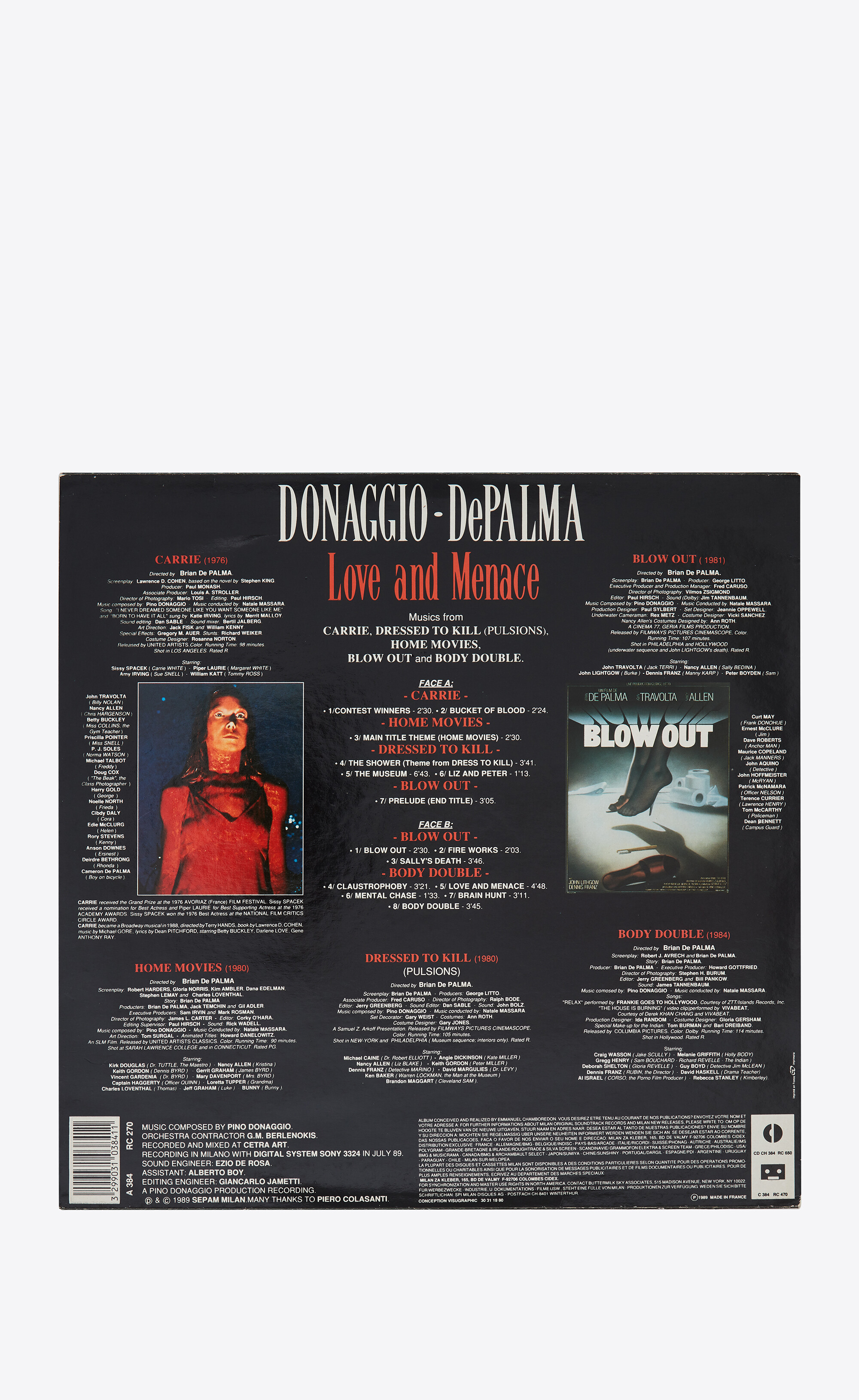 Donaggio - De Palma Love And Menace