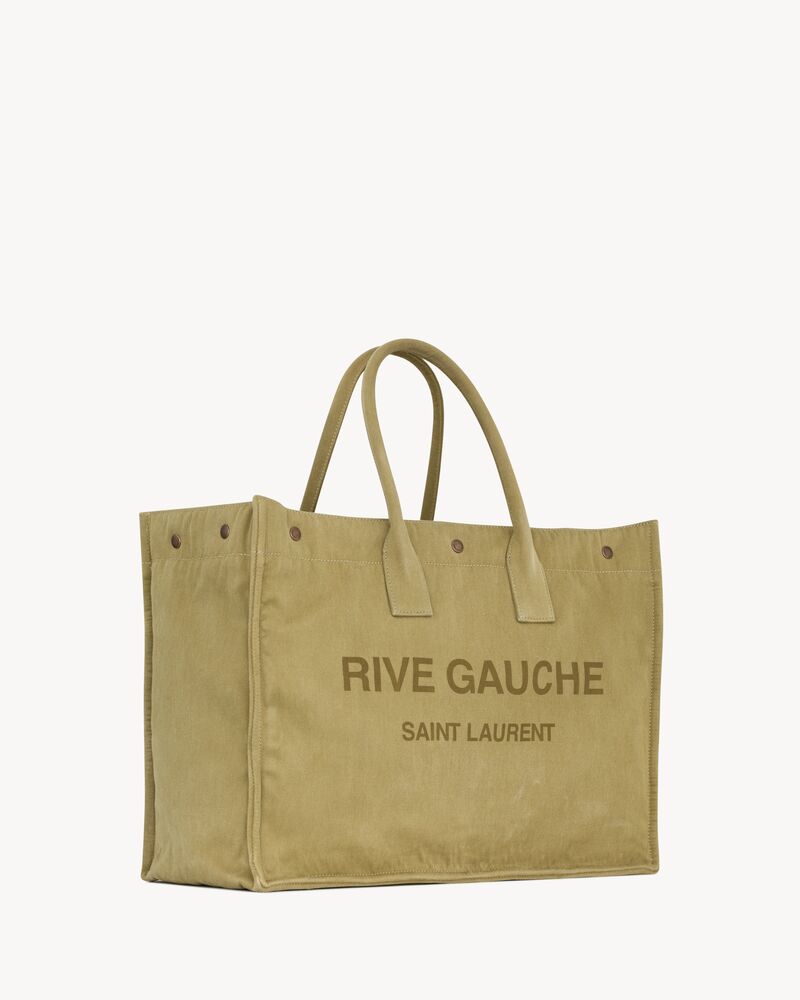 LARGE RIVE GAUCHE TOTE de lona