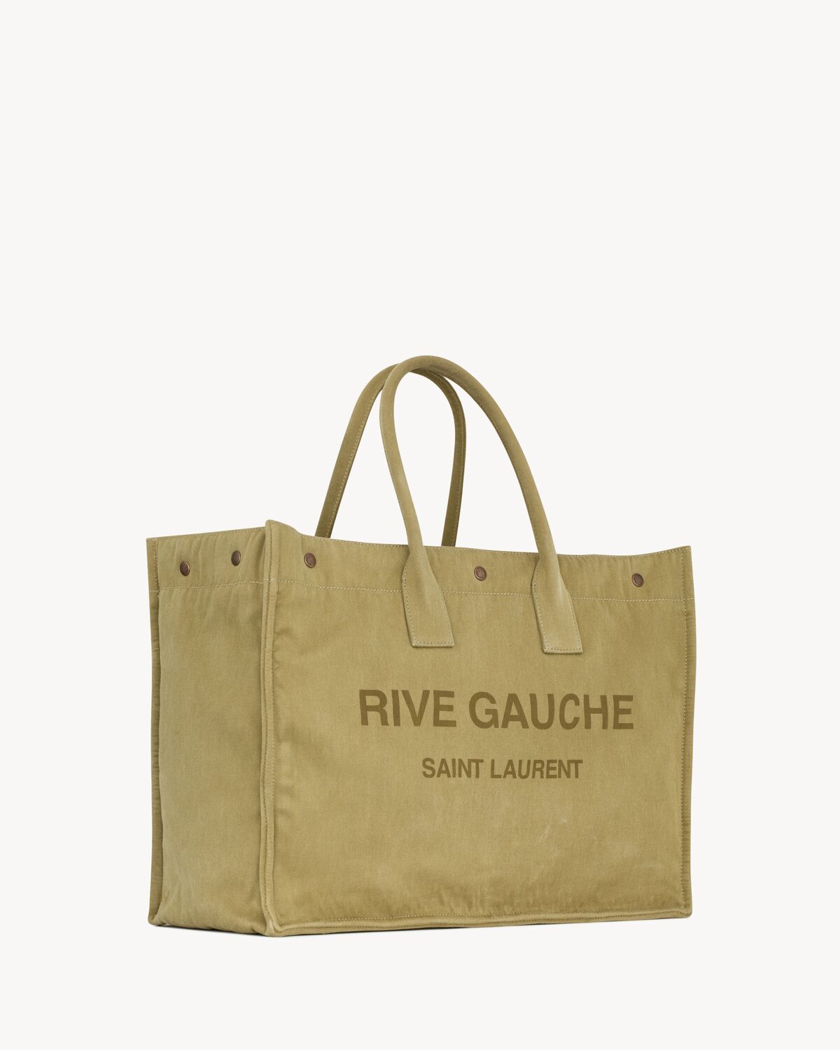 rive gauche large tote in canvas