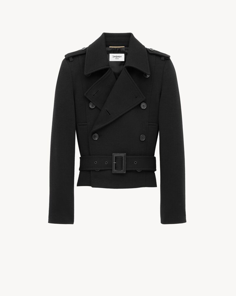 officer's jacket in jersey