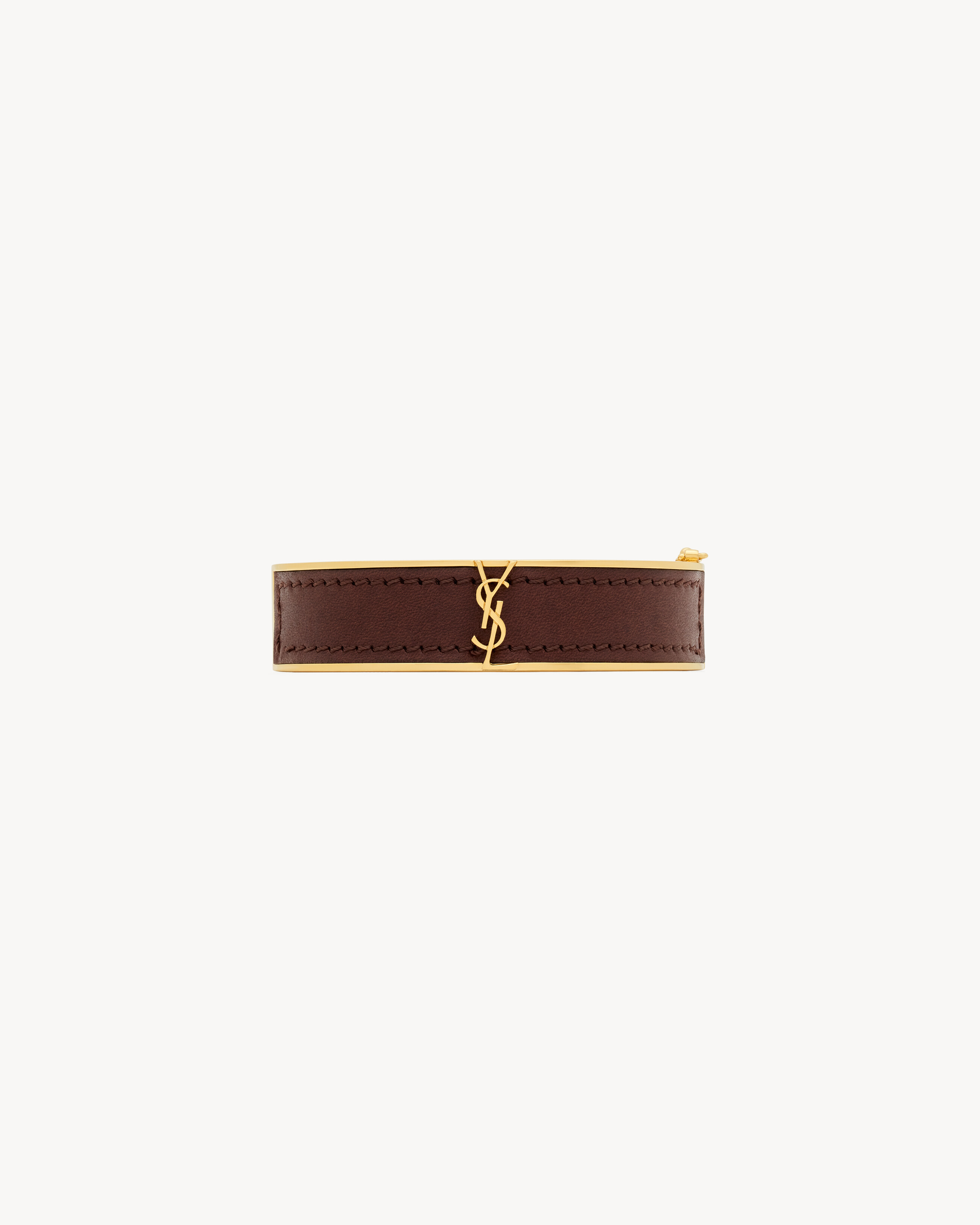 CASSANDRE bracelet in metal and leather