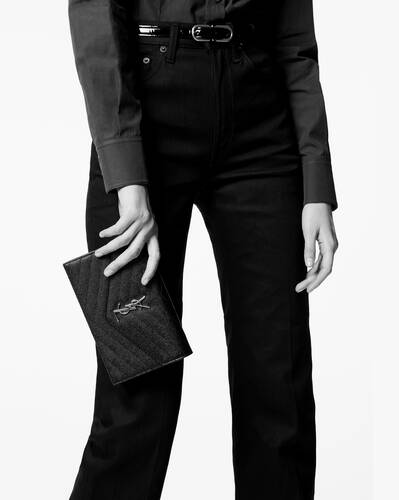 cassandre envelope chain wallet in smooth leather
