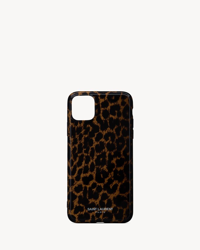 Iphone 11 Pro Max Case In Leopard Printed Silicone Saint Laurent Netherlands Ysl Com Iphone 11 Pro Max Case In Leopard Printed Silicone Saint Laurent Netherlands Ysl Com