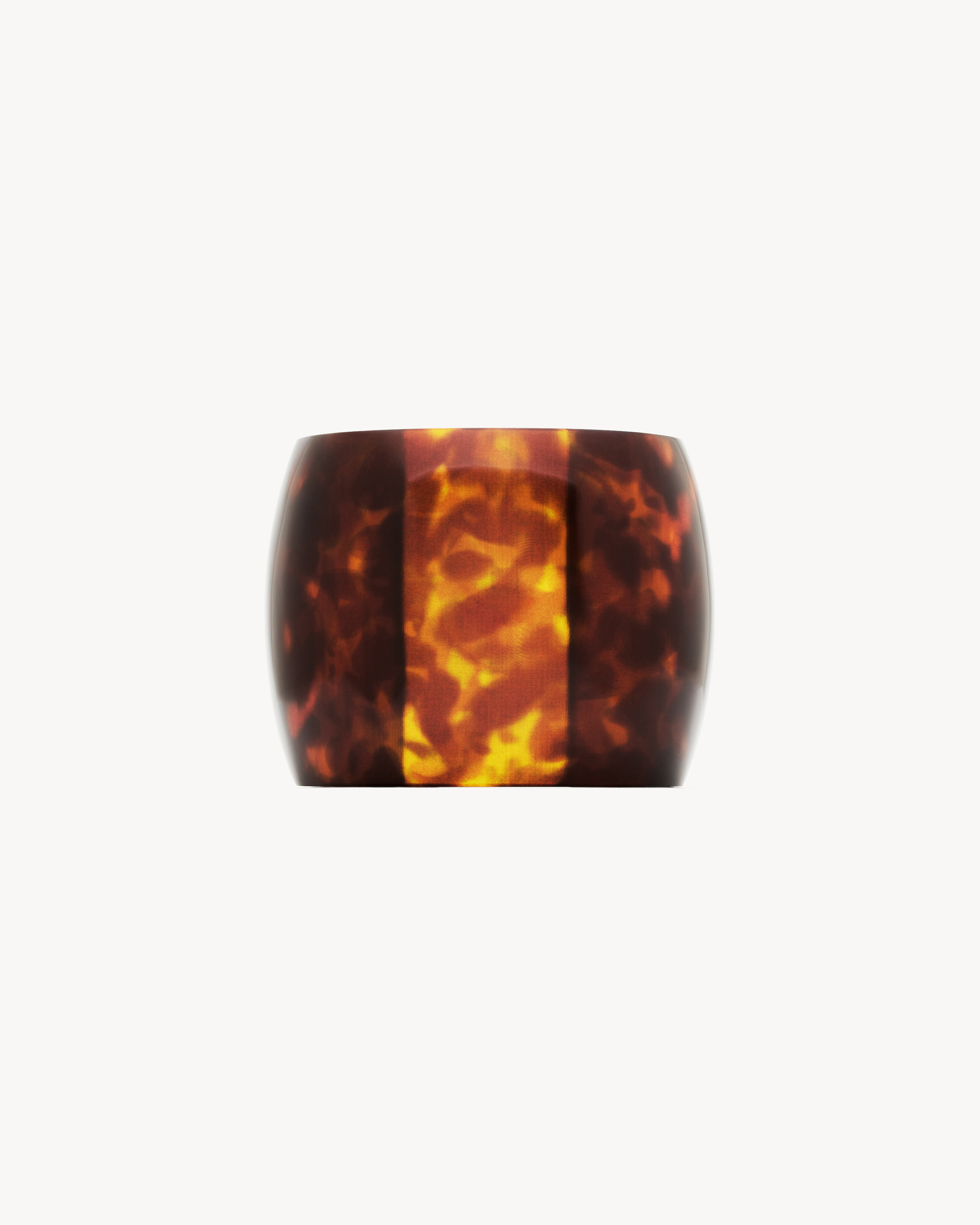 tortoiseshell smoky cuff in resin