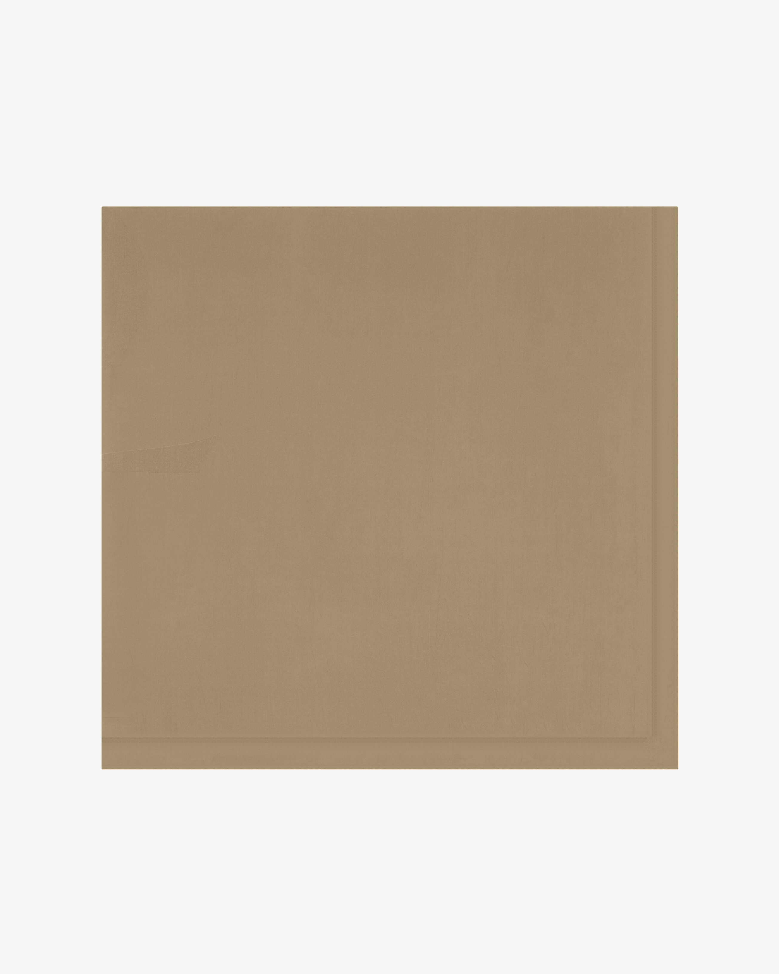 CASSANDRE square scarf in silk charmeuse