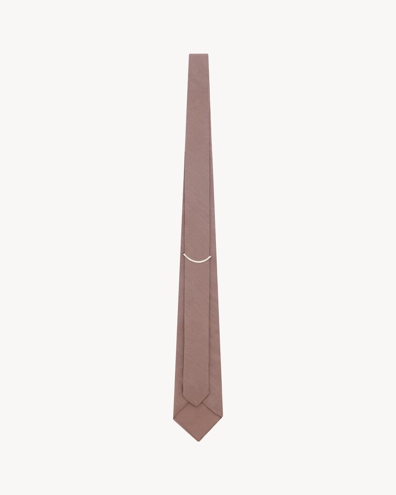 wide tie in silk grosgrain