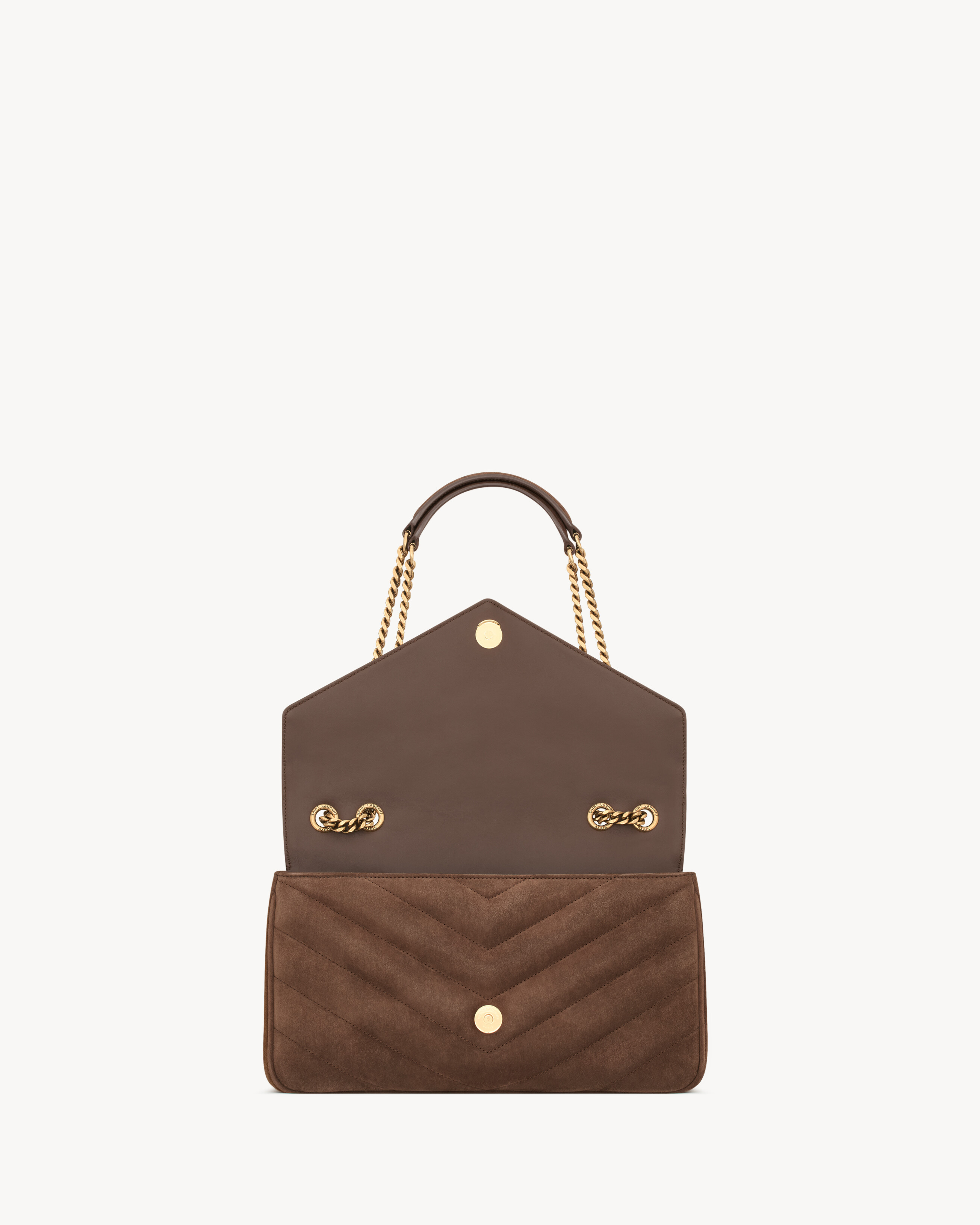LOULOU medium in MATELASSÉ suede