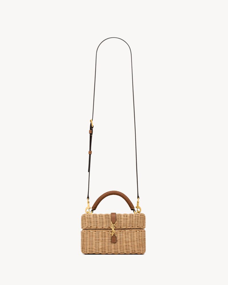 GABY vanity bag in osier