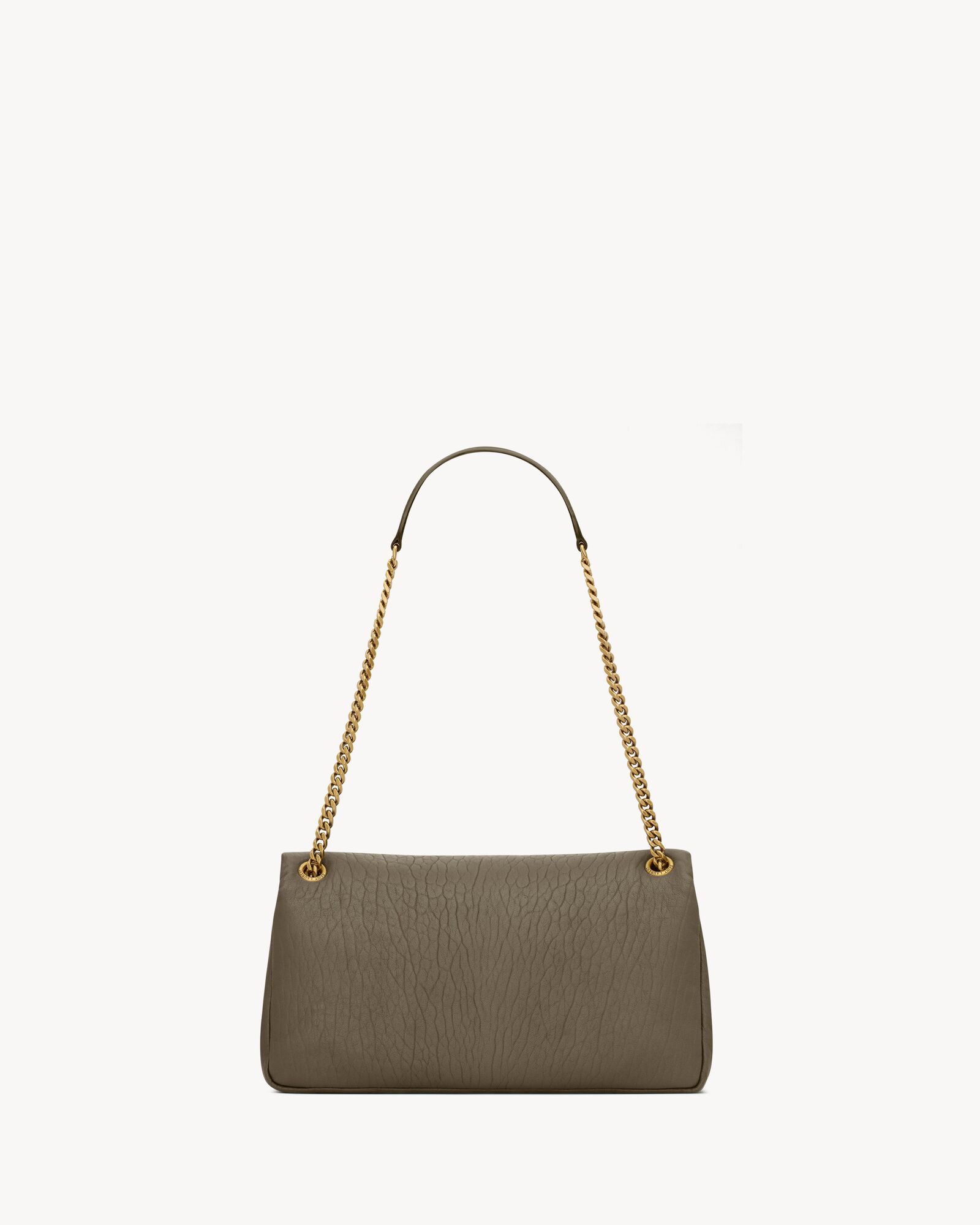 YSL 25S CALYPSO 30 IN BLACK GRAINED CALFSKIN GOLD HARDWARE