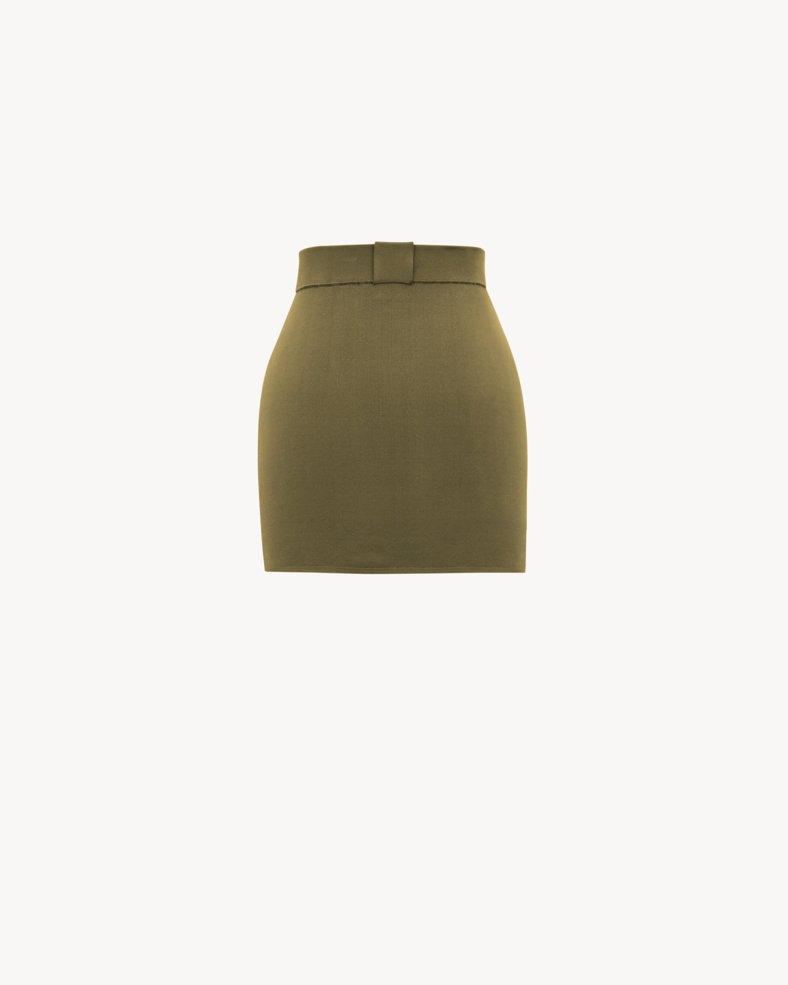 mini skirt in knit