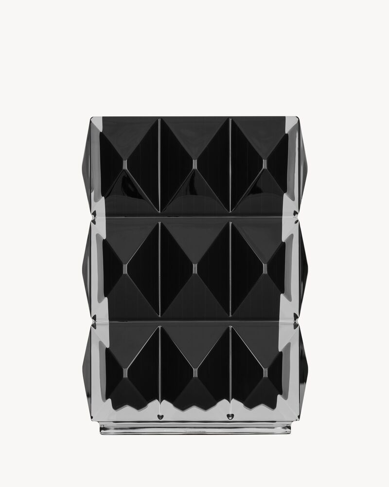 Baccarat LOUXOR Vase in black crystal